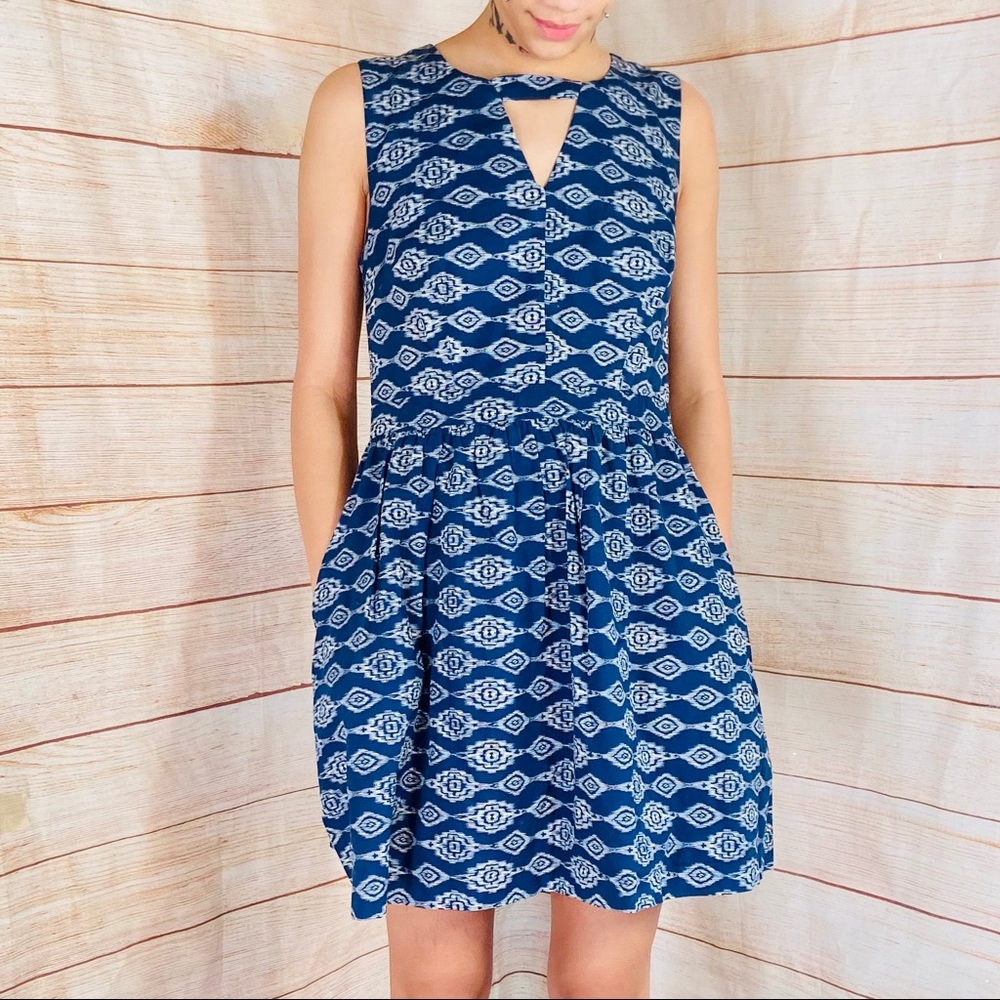 Olive & oak blue dress sz S